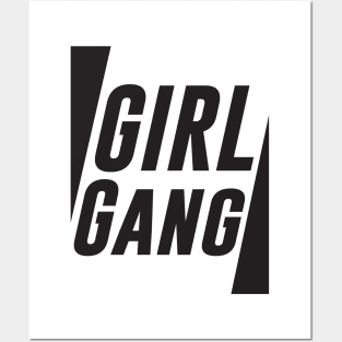 Girl Gang - Minimal Feminist Typography Posters and Art